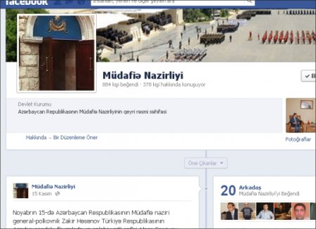 MÜDAFİƏ NAZİRİNƏ QARŞI «FACEBOOK» TƏXRİBATI