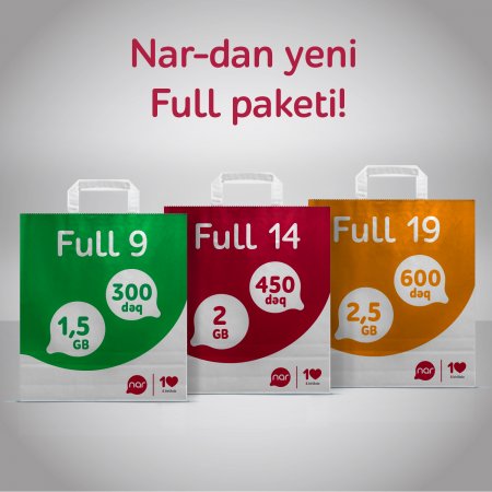 “Nar” yeni “Full” paketlərini təqdim etdi