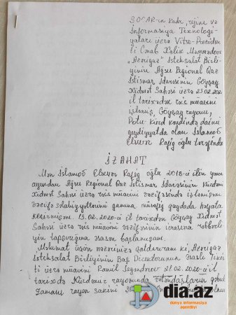 “Azəriqaz”ın üç əməkdaşı zorla reanimasiyaya girib, mənə sənədləri imzalatmağı çalışırdı”