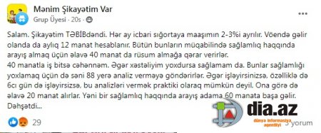 Vətəndaş TƏBİB-in əlindən ZARA GƏLİB...