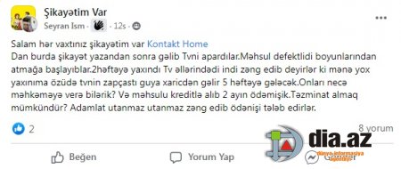 "`Kontakt Home`u necə məhkəməyə verə bilərəm?"