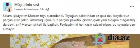 `Mərcan` toyuqlarını alanda 100 ölçün, 1000 biçin...