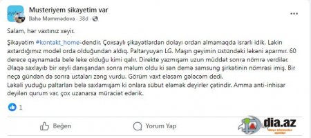 `Kontakt Home`la bağlı ŞOK İDDİA: Satdığı məhsullar...