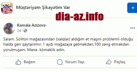 Xarab məhsul satırlar... hələ müştərini də incidirlər...