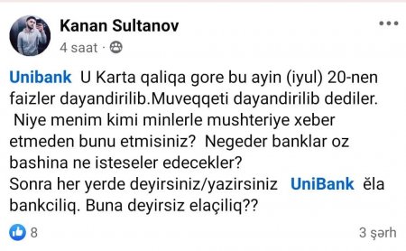 "Nə vaxta qədər bu banklar özbaşına qərarlar verəcək?"