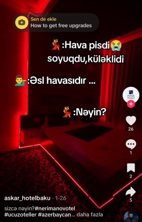 14 yaşlı qız “Askar” hoteldə münasibətdə olduğu şəxs tərəfindən şantaj edilib