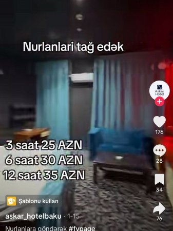 14 yaşlı qız “Askar” hoteldə münasibətdə olduğu şəxs tərəfindən şantaj edilib